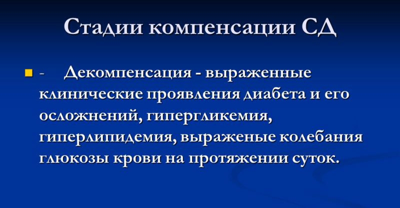 Причины и опасность декомпенсированного сахарного диабета Причины и опасность декомпенсированного сахарного диабета